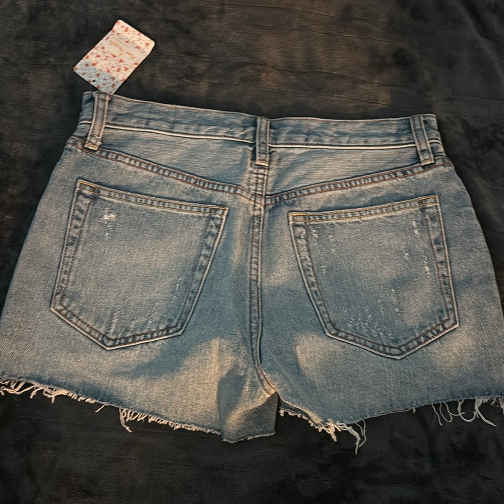 Free people jean shorts
